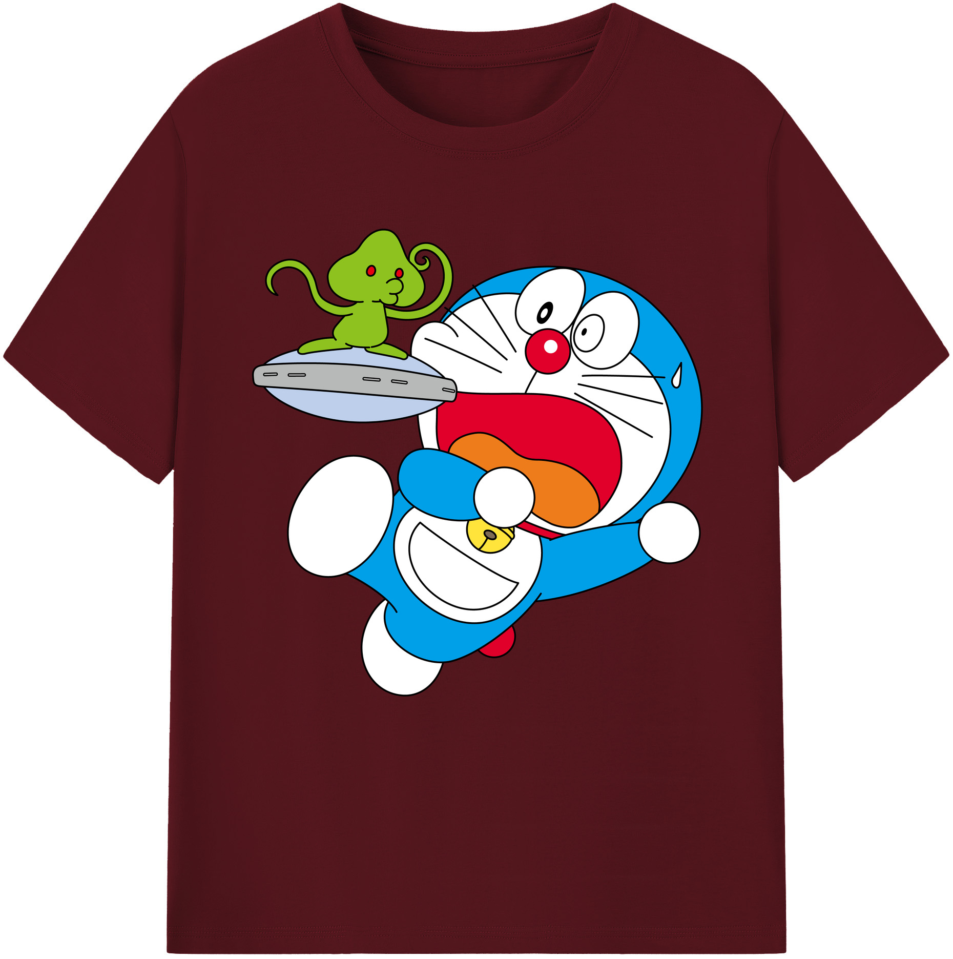 （画像用） ドラえもん Doraemon 綿100％半袖Tシャツ（フロントプリント）